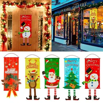 Veselé Vánoční Ozdoba Santa Claus, Banner, Vlajka, Dveře, Okna Visí Vánoční Výzdoba, Dveře, Okno, Závěsné Vánoční Výzdoba Vánoční Strom