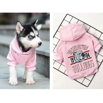 Zimní Teplé Pes Oblečení Bavlněné Mikiny Oblečení pro Psy Pet oblečení pro Malé a střední psy Kostýmy Kabát Pro Kočky francouzský Buldoček
