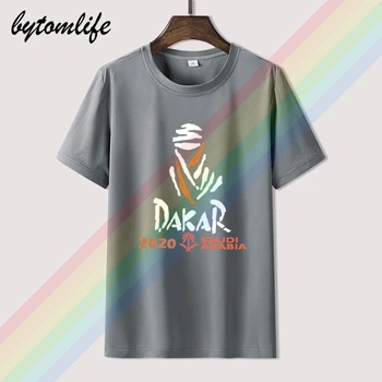 Dakar 2020 rally závodní saúdská logo t shirt pánské módní dámské o-krk bavlna krátký rukáv topy tee tištěné unisex t-shirt