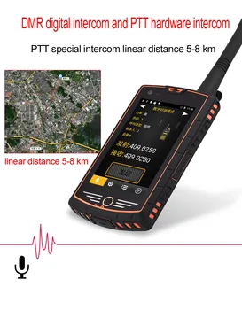 R700 W305 IP68 vodotěsné MTK6753 Octa Core smartphone walkie-talkie 3GB RAM, 32GB ROM, NFC SOS 5000mAh 13.0 MP 4G LTE mobilní telefon