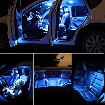 10pcs Auto Příslušenství LED Žárovky Interiéru Balení Kit Pro 2000-2009 Subaru Outback Mapu Dome Kufr, Dveře, spz Světlo