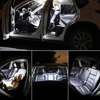 10pcs Auto Příslušenství LED Žárovky Interiéru Balení Kit Pro 2000-2009 Subaru Outback Mapu Dome Kufr, Dveře, spz Světlo