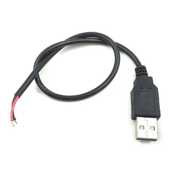5kusů USB Konektor Adaptér s 32 cm Drátu pro LED Pás Světla, LED String DIY 5V DC Konektor USB 2.0 Zásuvka Elektroinstalace