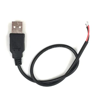 5kusů USB Konektor Adaptér s 32 cm Drátu pro LED Pás Světla, LED String DIY 5V DC Konektor USB 2.0 Zásuvka Elektroinstalace
