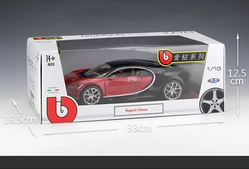 Bburago 1:18 2017 Bugatti Chiron Sportovní Auto Černý Diecast Model Vozu Hračky, Nové V Krabici Doprava Zdarma