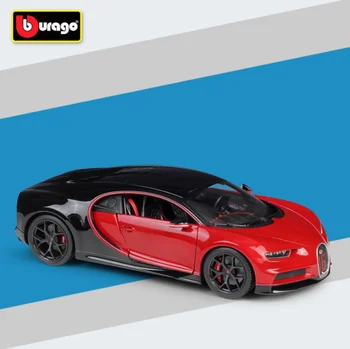 Bburago 1:18 2017 Bugatti Chiron Sportovní Auto Černý Diecast Model Vozu Hračky, Nové V Krabici Doprava Zdarma