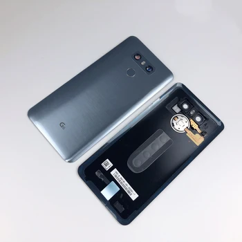 Původní Pro LG G6 LS993 US997 VS998 H870 H871 H872 H873 Bydlení Zadní Skleněný Kryt Baterie+Objektiv Fotoaparátu sklo Touch ID+ Nálepka