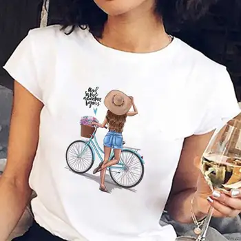 Ženy Oblečení 2020 Odpališť Topy Letní Tenké Části T Košili, Super Máma Harajuku Módní Estetický Tričko Ležérní Streetwear tričko