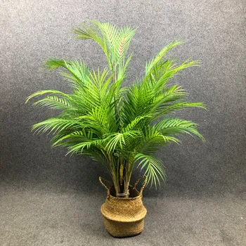 96cm 13 Hlava Velké Umělé Palmy, Tropické Rostliny Falešné Palm Leafs Plastové Monstera Strom Pro Domácí Svatební Garden Shop Dekor