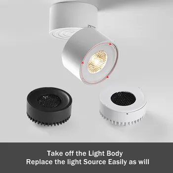 [DBF]Úhel Nastavitelný přisazená Downlight+Výměnné GX5.3 Žárovka 7W Honeycomb Hluboké Odlesky Vyměňte Světelný Zdroj Spot Light