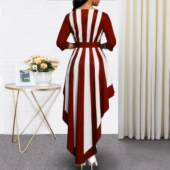 2020 Nové Bangladéši Abaya Turecko Stripe Šaty 5XL Kaftan Marocain Muslimské Módní Ramadan Plus Velikost Dubaj Abaya Islámské Oblečení