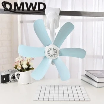 DWMD Domácí Desktop klip ventilátor Mini Elektrický nástěnný Kancelářské Svorky chladicí ventilátory Studentské Koleji Postel Přírodní Vítr Větrání EU NÁS