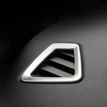 Auto Dasboard Klimatizace Zásuvky Rám Dekorace Nálepka Výbava Pro Volvo XC60 2018 Nerezové Oceli Černá Styling Interiéru