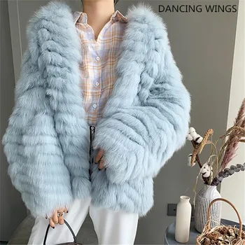 Abrigos mujer invierno 2020 winter real fox kožešiny kabát ženy srst bunda krátký kabát