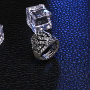 Vinobraní Starožitný Barva Geometrické Prsten Pro Ženy Módní Elastické Jeden-velikost Nastavitelná Crystal Prst Prsten, Punk Šperky 2019 Nové