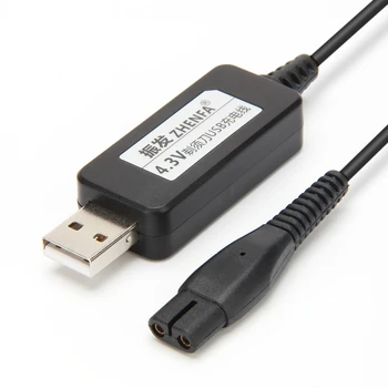 USB Nabíjecí Konektor Kabelu A00390 5V Elektrický Adaptér Napájecí Kabel Nabíječka pro Philips Norelco holící Strojky YQ300 YQ306 YQ308 YQ316 YQ318