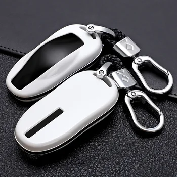 Car Styling ABS Auto klíče Peněženka Smart Pocket Pro Tesla Model S Keychain Auto Dálkové Klíčenky Pouzdro Kroužek na klíče Hospodyně