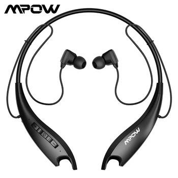 Mpow Čelisti Gen5 Modernizované Bluetooth 5.0 Sluchátka Sportovní Sluchátka s obloukem na Krk CVC6.0 Šumu Mic & 18H Hrací Doby