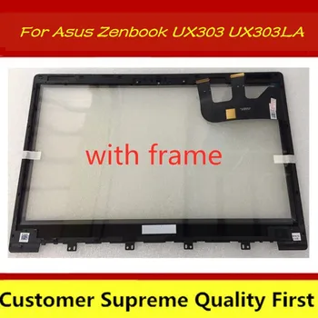 Pro Asus UX303 UX303L UX303U Touch Screen Digitizer Sklo s rámečkem