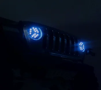 1 Pár LED Světlomety blinkr pro 1/10 RC Crawler auto AXIAL SCX10 III AX103007