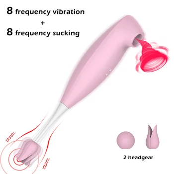 Sání Vibrátor Výstřik Jazyk Bradavky Vibrační Stimulátor Sání Ústní Lízání Klitorisu, Pochvy Stimulátor Sexuální Hračky pro Ženy