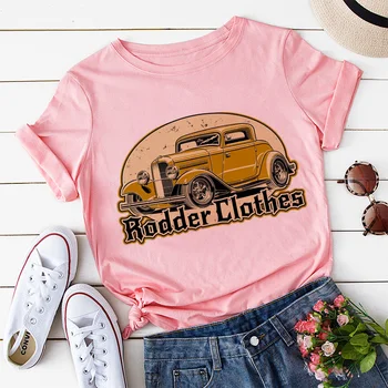 NEJSEM STARÝ jsem KLASICKÝ Klasických Aut Retro Tištěné Ženy T-Shirt Harajuku Letní Ženy Topy Kolem Krku T Košile Hipster Tumblr