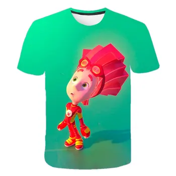 2020 Nové Děti Oblečení Fixies T-shirt Kostým Pro Dívky, Chlapci, Kreslené Topy Oblečení Baby T Shirt Oblečení Neformální 3D Tištěné Tee