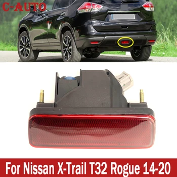 Auto Zadní Nárazník Střed Reflektoru ABS Zadní Ocas Červené Světlo Mlhový Světlomet Pro Nissan X-Trail T32 Rogue-2020 Příslušenství