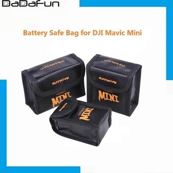 Sunnylife Výbuchu Baterie Bezpečná Taška Ochranné Skladování Taška pro DJI Mavic Mini /DJI Mini 2 Baterie Příslušenství