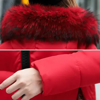 Ženy bunda parky 2019 módní solid zip žena bunda zimní kabát plus velikost bavlněné teplé zimní basic bunda dámské bundy