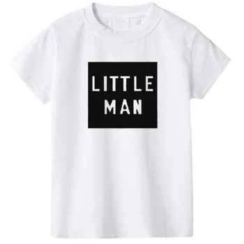 2020 nové letní módní chlapci t košile pro děti, bavlna Krátké kalhoty sleeve girls tričko pro děti topy 2-10 rok černá bílá