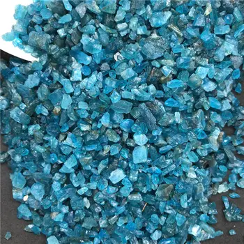 100g Přírodní Modrý Apatit Gem Malý Hrubý Kámen Exemplář Léčivé Minerální Dekor