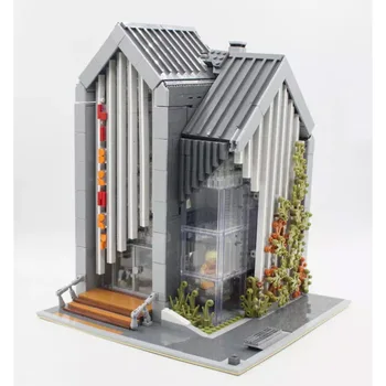 MOC 2734pcs Města Streetview série brickstive Moderní Knihovna Model, Stavební Bloky, Cihly, Děti, Hračky, Dárky, Vánoční dárky