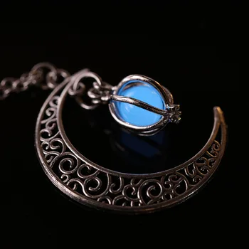 Korejský temperament wild pearl klíční kost řetěz INS net red moon světelný jednoduchý náhrdelník ženy