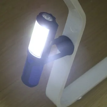 Coquimbo COB LED Pracovní Světlo Dobíjecí Svítilna S Magnetem 2 Režimy Vestavěné Baterie Pracovní Inspekce Pochodeň Camping Světlo