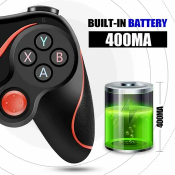 Bezdrátový Bluetooth Gamepad Řadič Joystick Pro Android Telefon, TV Tablet PC