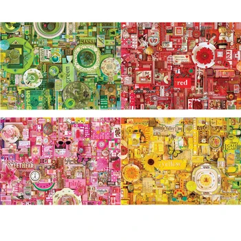 1000/2000 Kousky Puzzle Montáž obrázek Rainbow Kolekce puzzle, hračky pro dospělé, děti hry, vzdělávací hry, Hračky