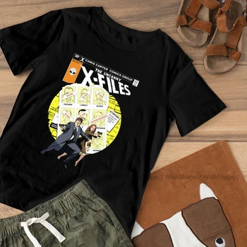 Mulder T-Shirt The Uncanny X-Files Tričko Street Módní Plus Velikosti Ženy tričko O Krk Dámské Tričko s krátkým rukávem
