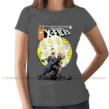 Mulder T-Shirt The Uncanny X-Files Tričko Street Módní Plus Velikosti Ženy tričko O Krk Dámské Tričko s krátkým rukávem
