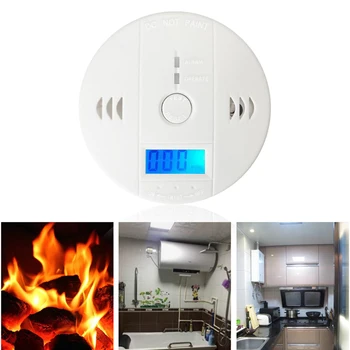 LCD Detektor Oxidu Uhelnatého CO Plynem Varování Alarm Senzor Sledovat Home Security Oxidu Uhelnatého Tester