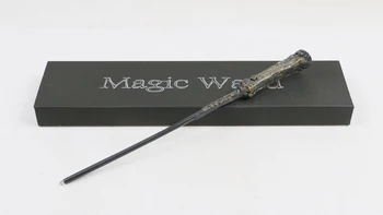 18Style Nejvyšší Kvality Deluxe, PROTOŽE Harry Dumbledor Magická Hůlka LED Světla Blikající/Černá Dárek S Box Kouzelnickém Světě