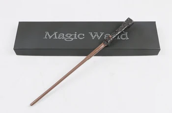 18Style Nejvyšší Kvality Deluxe, PROTOŽE Harry Dumbledor Magická Hůlka LED Světla Blikající/Černá Dárek S Box Kouzelnickém Světě