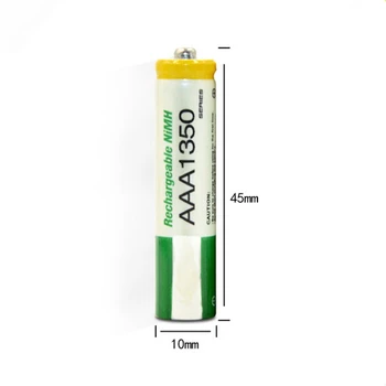 8ks/lot s Velkou kapacitou 1350mAh 1,2 V AAA dobíjecí baterie pro dětské hračky AAA NiMH dobíjecí baterie