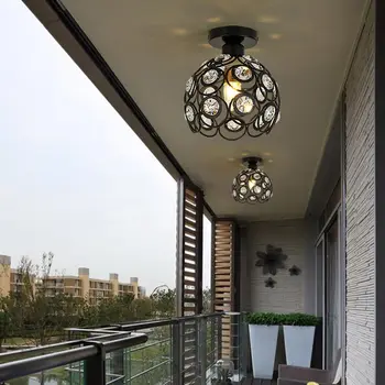 Retro Luxusní Moderní Osvětlení, Křišťálové LED Stropní Svítidlo Ložnice Stropní Lustr Vnitřní Stropní Lustr Domácí Dekoraci
