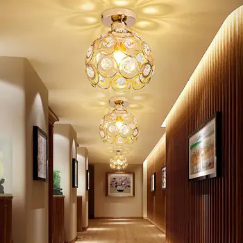 Retro Luxusní Moderní Osvětlení, Křišťálové LED Stropní Svítidlo Ložnice Stropní Lustr Vnitřní Stropní Lustr Domácí Dekoraci
