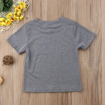 Girls Krátký rukáv T-košile,Elegantní Dopis Tisk Grafické Tees