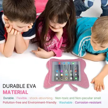 Roztomilý Kreslený 3D Butterfly Pouzdro pro Apple iPad Mini 1 2 3 4 5 EVA nízká Hmotnost Dítě Důkaz Nárazuvzdorné pouzdro Pro ipad 9.7 Kryt