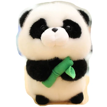 Roztomilý národní poklad baby panda panenka plyšová hračka kočka křeček veverka panenka, černé a bílé mini mini panenka dívka dárek