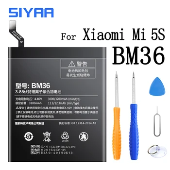 BM35 BM36 BM37 BM38 BN20 Baterie Pro Xiaomi Mi 4C 5C 4S 5S Plus Mi4C Mi5S Mi5C Náhradní Lithium Polymer Bateria + Nástroje Zdarma