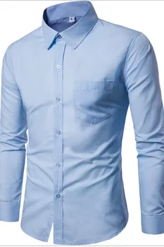 MRMT 2021 značka pánské s dlouhým rukávem tričko jednobarevné pánské business košile